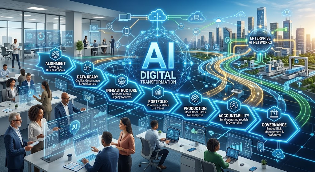 7 Essential AI Digital Transformation Steps for Enterprises